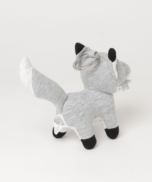 Maison Kitsune(メゾンキツネ)の「FOX BAG CHARM(チャーム・レディース・霜降りグレー・U)」の6枚目の写真