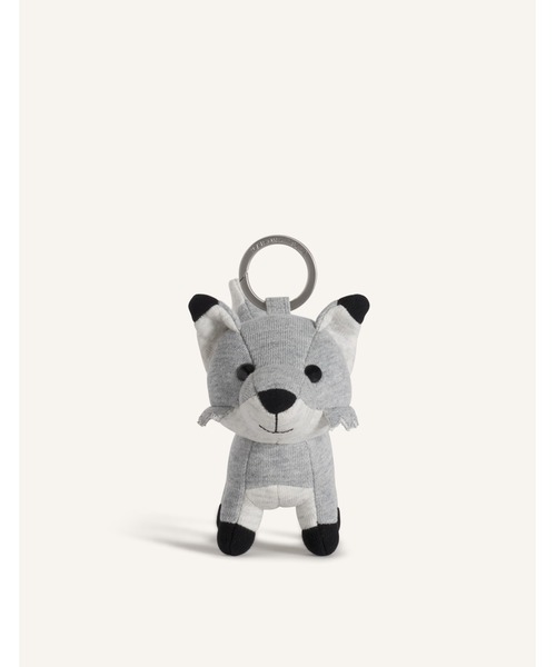 Maison Kitsune(メゾンキツネ)の「FOX BAG CHARM(チャーム・レディース・霜降りグレー・U)」の1枚目の写真