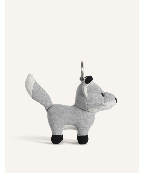 Maison Kitsune(メゾンキツネ)の「FOX BAG CHARM(チャーム・レディース・霜降りグレー・U)」の3枚目の写真