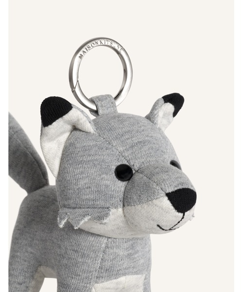 Maison Kitsune(メゾンキツネ)の「FOX BAG CHARM(チャーム・レディース・霜降りグレー・U)」の4枚目の写真
