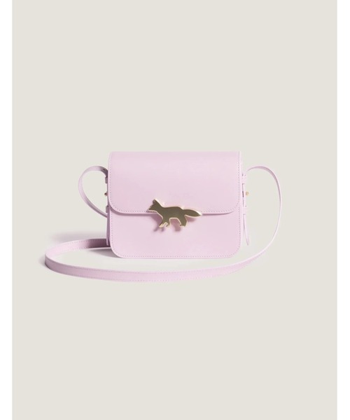 Maison Kitsune（メゾンキツネ）の「EDIE BAG（ショルダーバッグ・メンズ・ベージュ/ライトグリーン系/ブラック/ピンク/ダークブラウン・U）」の5枚目の写真
