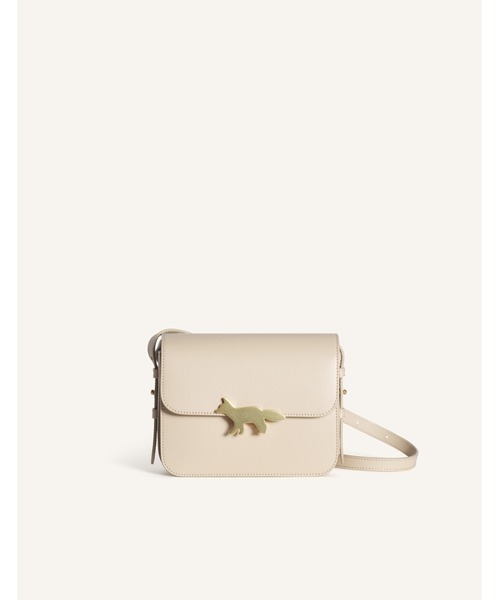 Maison Kitsune（メゾンキツネ）の「EDIE BAG（ショルダーバッグ・メンズ・ベージュ/ライトグリーン系/ブラック/ピンク/ダークブラウン・U）」の6枚目の写真