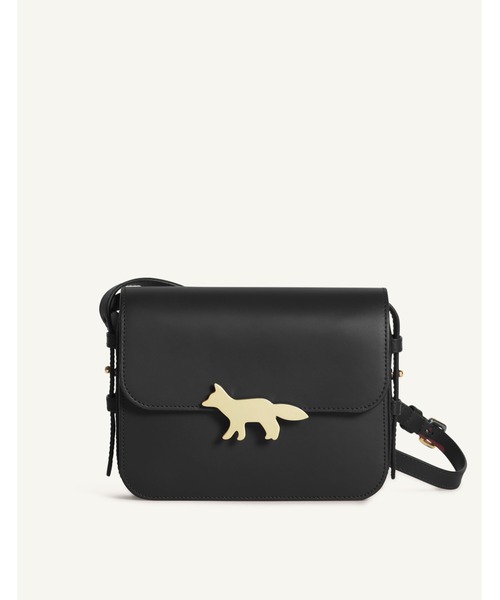 Maison Kitsune（メゾンキツネ）の「EDIE BAG（ショルダーバッグ・メンズ・ベージュ/ライトグリーン系/ブラック/ピンク/ダークブラウン・U）」の14枚目の写真