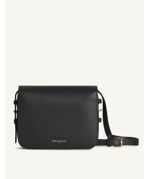 Maison Kitsune（メゾンキツネ）の「EDIE BAG（ショルダーバッグ・メンズ・ベージュ/ライトグリーン系/ブラック/ピンク/ダークブラウン・U）」の16枚目の写真