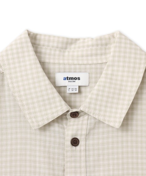 atmos(アトモス)の「atmos Cotton Dobby Check Shirt / アトモス コットン ドビー チェック シャツ(シャツ/ブラウス・メンズ・ブラウン/ホワイト/ブラック・M/L/XL)」の4枚目の写真