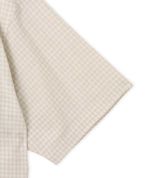 atmos(アトモス)の「atmos Cotton Dobby Check Shirt / アトモス コットン ドビー チェック シャツ(シャツ/ブラウス・メンズ・ブラウン/ホワイト/ブラック・M/L/XL)」の6枚目の写真