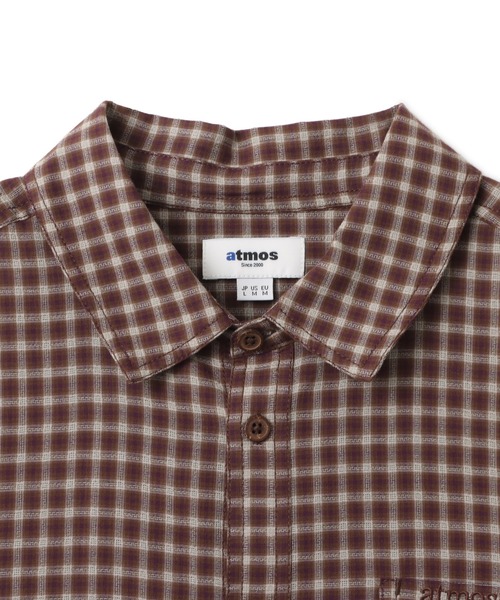 atmos(アトモス)の「atmos Cotton Dobby Check Shirt / アトモス コットン ドビー チェック シャツ(シャツ/ブラウス・メンズ・ブラウン/ホワイト/ブラック・M/L/XL)」の16枚目の写真