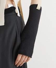 HALDEN（ハルデン）の「wool 100 hand warmer (G004_black)（手袋）」