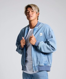 Quiksilver（クイックシルバー）の「QUIKSILVER メンズ DENIM WASH MA JACKET デニムジャケット ルーズフィット【2026年春夏モデル】/クイックシルバーブルゾン（デニムジャケット）」