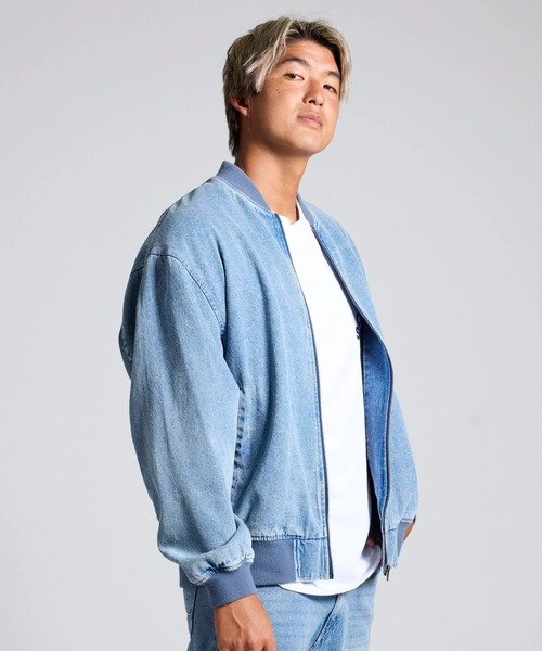 Quiksilver(クイックシルバー)の「QUIKSILVER メンズ DENIM WASH MA JACKET デニムジャケット ルーズフィット【2026年春夏モデル】/クイックシルバーブルゾン(デニムジャケット・メンズ・グレー/ブルー・LARGE/MEDIUM/X-LARGE)」の3枚目の写真