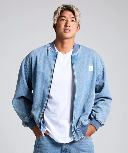 Quiksilver(クイックシルバー)の「QUIKSILVER メンズ DENIM WASH MA JACKET デニムジャケット ルーズフィット【2026年春夏モデル】/クイックシルバーブルゾン(デニムジャケット・メンズ・グレー/ブルー・LARGE/MEDIUM/X-LARGE)」の20枚目の写真