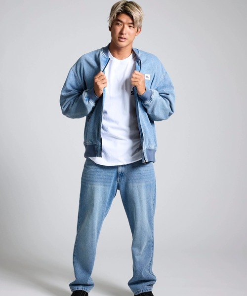 Quiksilver(クイックシルバー)の「QUIKSILVER メンズ DENIM WASH MA JACKET デニムジャケット ルーズフィット【2026年春夏モデル】/クイックシルバーブルゾン(デニムジャケット・メンズ・グレー/ブルー・LARGE/MEDIUM/X-LARGE)」の18枚目の写真