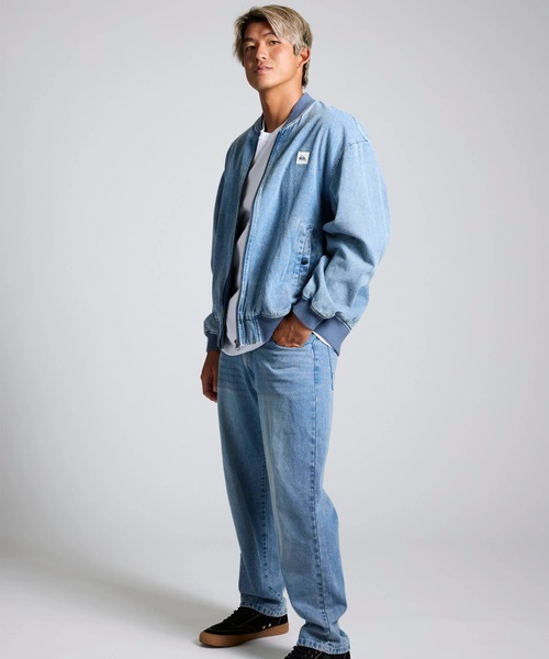 Quiksilver(クイックシルバー)の「QUIKSILVER メンズ DENIM WASH MA JACKET デニムジャケット ルーズフィット【2026年春夏モデル】/クイックシルバーブルゾン(デニムジャケット・メンズ・グレー/ブルー・LARGE/MEDIUM/X-LARGE)」の17枚目の写真
