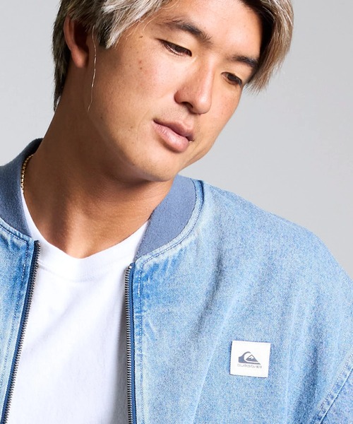 Quiksilver(クイックシルバー)の「QUIKSILVER メンズ DENIM WASH MA JACKET デニムジャケット ルーズフィット【2026年春夏モデル】/クイックシルバーブルゾン(デニムジャケット・メンズ・グレー/ブルー・LARGE/MEDIUM/X-LARGE)」の15枚目の写真