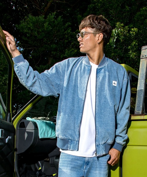 Quiksilver(クイックシルバー)の「QUIKSILVER メンズ DENIM WASH MA JACKET デニムジャケット ルーズフィット【2026年春夏モデル】/クイックシルバーブルゾン(デニムジャケット・メンズ・グレー/ブルー・LARGE/MEDIUM/X-LARGE)」の7枚目の写真