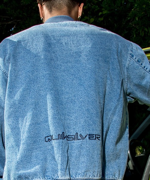 Quiksilver(クイックシルバー)の「QUIKSILVER メンズ DENIM WASH MA JACKET デニムジャケット ルーズフィット【2026年春夏モデル】/クイックシルバーブルゾン(デニムジャケット・メンズ・グレー/ブルー・LARGE/MEDIUM/X-LARGE)」の5枚目の写真