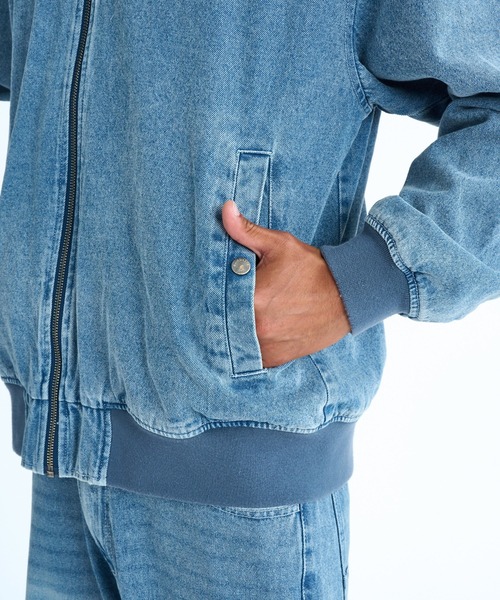 Quiksilver(クイックシルバー)の「QUIKSILVER メンズ DENIM WASH MA JACKET デニムジャケット ルーズフィット【2026年春夏モデル】/クイックシルバーブルゾン(デニムジャケット・メンズ・グレー/ブルー・LARGE/MEDIUM/X-LARGE)」の14枚目の写真