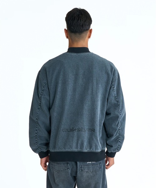 Quiksilver(クイックシルバー)の「QUIKSILVER メンズ DENIM WASH MA JACKET デニムジャケット ルーズフィット【2026年春夏モデル】/クイックシルバーブルゾン(デニムジャケット・メンズ・グレー/ブルー・LARGE/MEDIUM/X-LARGE)」の10枚目の写真