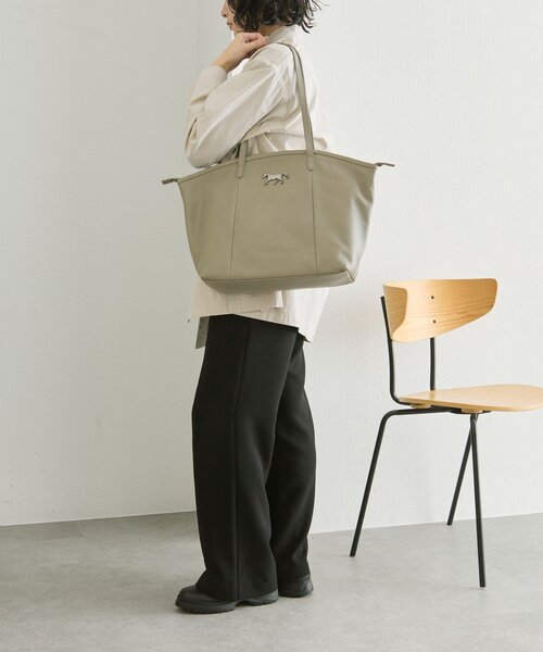 セール】《本革/A4サイズ対応》ホースチャームトートバッグ（トート