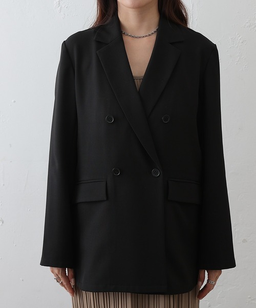 COLONY 2139（コロニートゥーワンスリーナイン）の「TRダブルテーラードジャケット（テーラードジャケット・レディース・グレー/ブラック・MEDIUM/SMALL）」の19枚目の写真