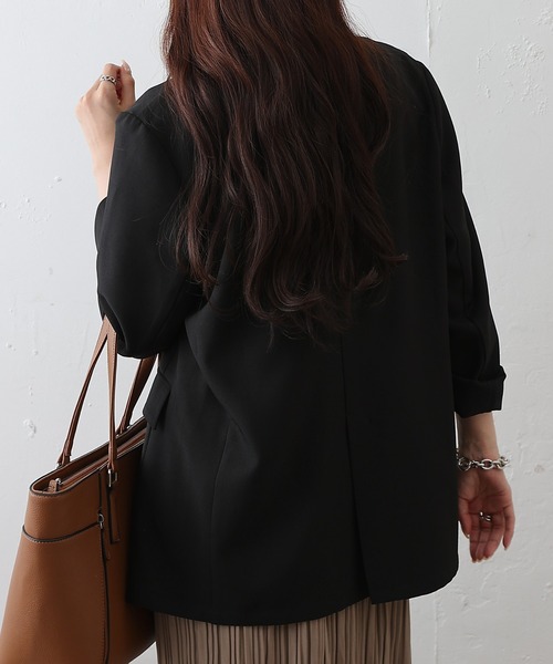 COLONY 2139（コロニートゥーワンスリーナイン）の「TRダブルテーラードジャケット（テーラードジャケット・レディース・グレー/ブラック・MEDIUM/SMALL）」の13枚目の写真