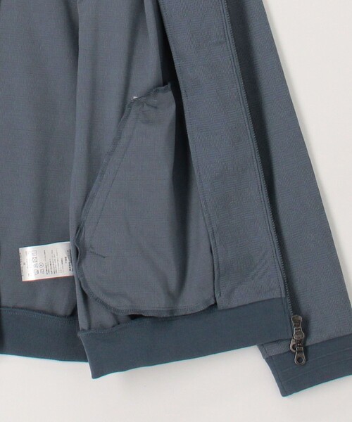 NOLLEY'S LIGHT（ノーリーズライト）の「ジオ柄ジャガード リブブルゾン（ブルゾン・メンズ・ブラック/グレイッシュベージュ/グレイッシュブルー・L/M）」の20枚目の写真