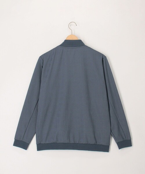 NOLLEY'S LIGHT（ノーリーズライト）の「ジオ柄ジャガード リブブルゾン（ブルゾン・メンズ・ブラック/グレイッシュベージュ/グレイッシュブルー・L/M）」の22枚目の写真