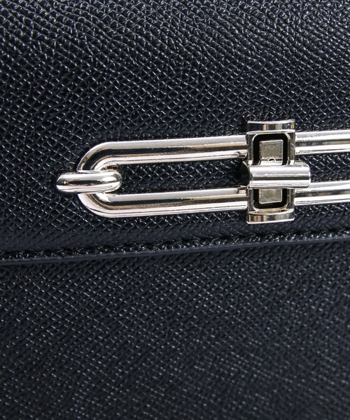 clear（クリア）の「クラシックスクエアミニバッグ（ハンドバッグ・レディース・オフホワイト/ブラック・F）」の4枚目の写真