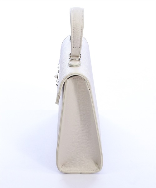 clear（クリア）の「クラシックスクエアミニバッグ（ハンドバッグ・レディース・オフホワイト/ブラック・F）」の13枚目の写真