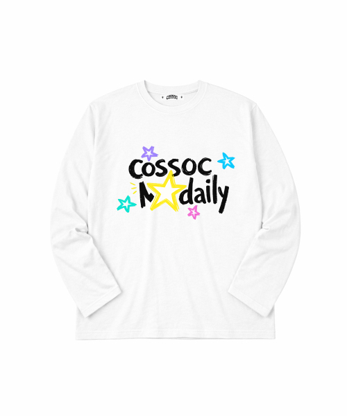 COSO(コソ)の「CCデイリーコソロングスリーブ(4 COLORS)(Tシャツ/カットソー・レディース・ホワイト/ブラック/ネイビー/グレー・1/2)」の5枚目の写真