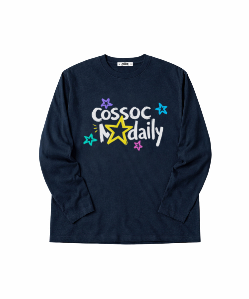 COSO(コソ)の「CCデイリーコソロングスリーブ(4 COLORS)(Tシャツ/カットソー・レディース・ホワイト/ブラック/ネイビー/グレー・1/2)」の6枚目の写真