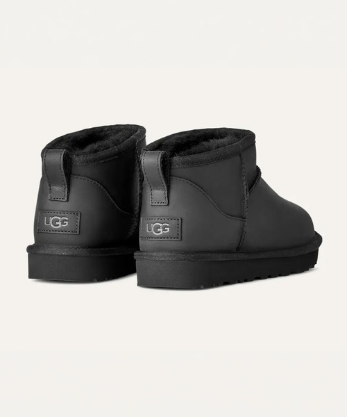 UGG(アグ)の「UGG【アグ】- ウィメンズ シューズ【WMNS CLASSIC ULTRA MINI LTHR 1174210】(ブーツ・レディース・ブラック・24.0cm/23.0cm)」の4枚目の写真