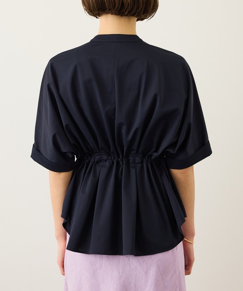 ROPE'（ロペ）の「フロントジップブルゾンブラウス/イージーケア（シャツ/ブラウス・レディース・ブラック/ネイビー/ベージュ・FREE）」の12枚目の写真