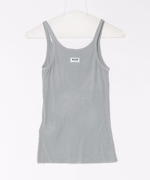 MSGM(エムエスジーエム)の「ライトジャージー リブタンクトップ(タンクトップ・レディース・ローズ/グレー/オレンジ・M)」の16枚目の写真