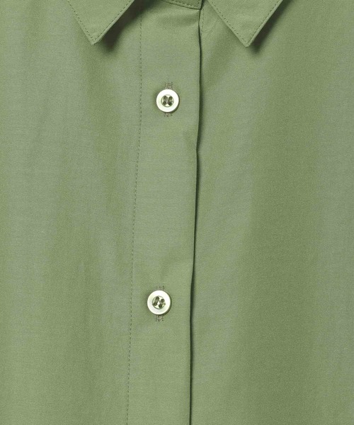 LEPSIM（レプシィム）の「サラキレ袖ボリュームチュニック　632559（シャツ/ブラウス・レディース・チャコールグレー/ホワイト/グリーン・FREE）」の10枚目の写真