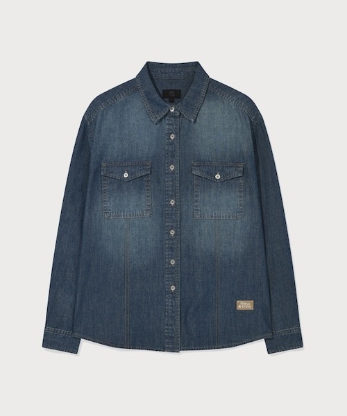 COVERNAT（カバーナット）の「WOMEN DENIM SHIRT（シャツ/ブラウス・レディース・ライトブルー/ブルー・MEDIUM/SMALL）」の11枚目の写真