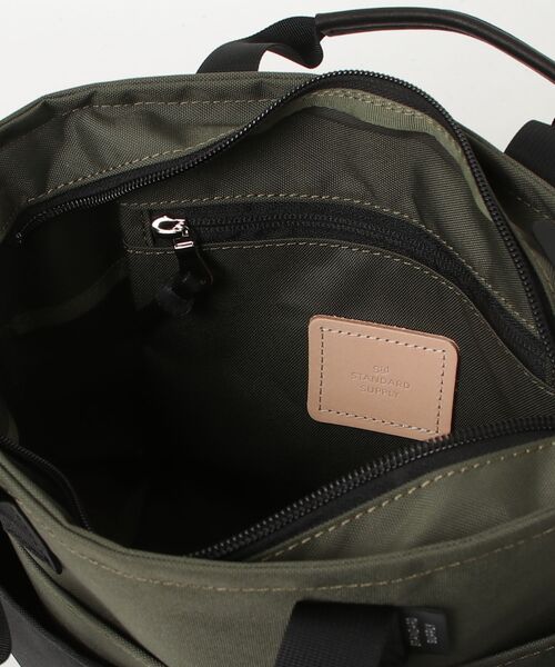 STANDARD SUPPLY（スタンダードサプライ）の「STANDARD SUPPLY/スタンダードサプライ　2ウェイユーティリティトート S　2WAY UTILITY TOTE S 【ECO STEP】（トートバッグ・レディース・ブラック/オリーブ・FREE）」の5枚目の写真