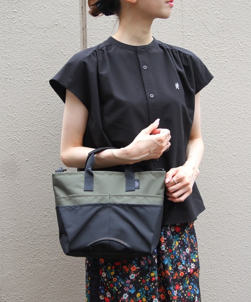 STANDARD SUPPLY(スタンダードサプライ)の「STANDARD SUPPLY/スタンダードサプライ 2ウェイユーティリティトート S 2WAY UTILITY TOTE S 【ECO STEP】(トートバッグ・レディース・ブラック/オリーブ/ブラウン・FREE)」の3枚目の写真