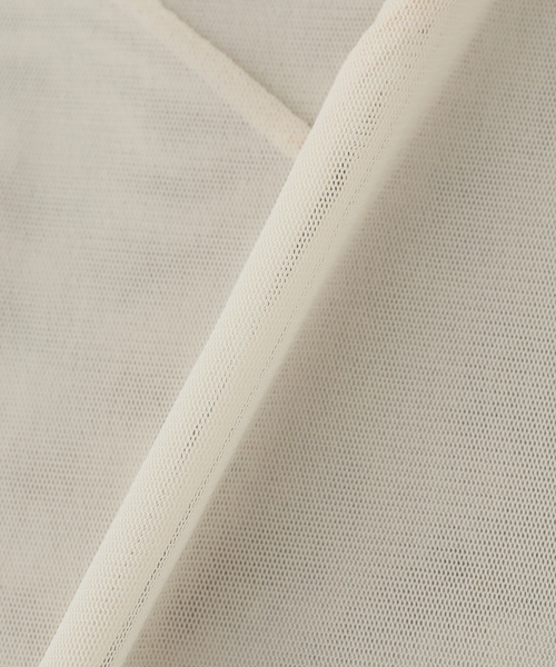 plage(プラージュ)の「《一部店舗・WEB限定》TANC TOKYO / タンクトウキョウ POWER NET TULLE L/SL トップス(Tシャツ/カットソー・レディース・ベージュ系その他・FREE)」の6枚目の写真