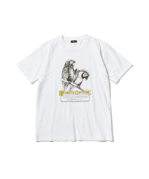 MR.OLIVE(ミスターオリーブ)の「SAFARI & EXPEDUTION/ MACAW T-SHIRT / M262103(Tシャツ/カットソー・メンズ・オフホワイト・MEDIUM/LARGE)」の3枚目の写真