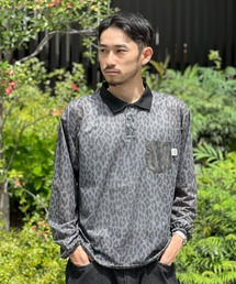 MAGIC NUMBER | 【MAGIC NUMBER】MESH LEOPARD POLO-SHIRT(ポロシャツ)