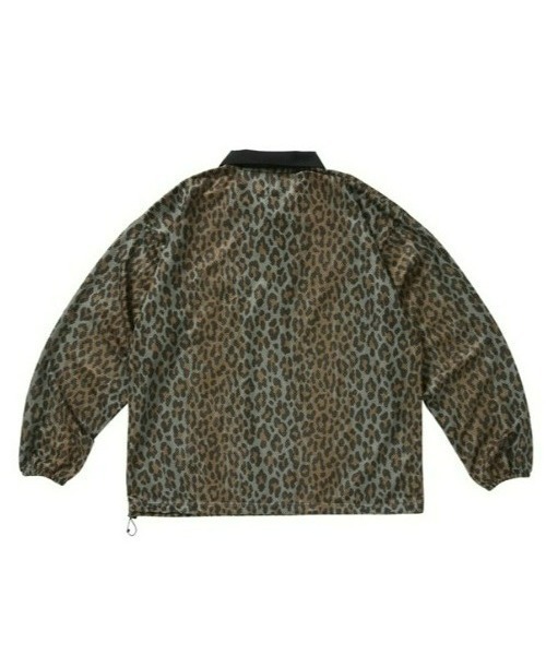 MAGIC NUMBER(マジック ナンバー)の「【MAGIC NUMBER】MESH LEOPARD POLO-SHIRT(ポロシャツ・メンズ・ブラック/ブラウン・LARGE/MEDIUM)」の4枚目の写真