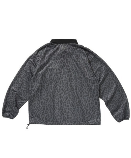 MAGIC NUMBER(マジック ナンバー)の「【MAGIC NUMBER】MESH LEOPARD POLO-SHIRT(ポロシャツ・メンズ・ブラック/ブラウン・LARGE/MEDIUM)」の3枚目の写真
