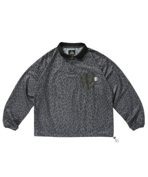 MAGIC NUMBER(マジック ナンバー)の「【MAGIC NUMBER】MESH LEOPARD POLO-SHIRT(ポロシャツ・メンズ・ブラック/ブラウン・LARGE/MEDIUM)」の11枚目の写真