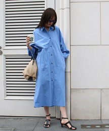 Scrap Book（スクラップブック）の「【HERENCIA】ロングシャツワンピース（ワンピース）」