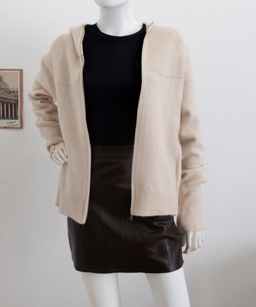 Miniministore(ミニミニストア)の「ニットカーディガン レディース春秋冬羽織(カーディガン/ボレロ・レディース・ベージュ・FREE)」の10枚目の写真