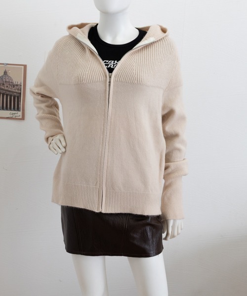 Miniministore(ミニミニストア)の「ニットカーディガン レディース春秋冬羽織(カーディガン/ボレロ・レディース・ベージュ・FREE)」の11枚目の写真