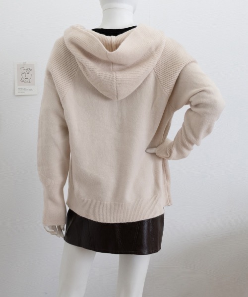 Miniministore(ミニミニストア)の「ニットカーディガン レディース春秋冬羽織(カーディガン/ボレロ・レディース・ベージュ・FREE)」の13枚目の写真