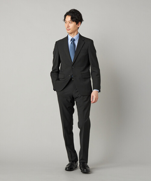 COMME CA MEN（コムサメン）の「【セットアップ対応】尾州産 ポリエステルストレッチ ドビー スラックス（スラックス・メンズ・ブラック・M/L）」の14枚目の写真