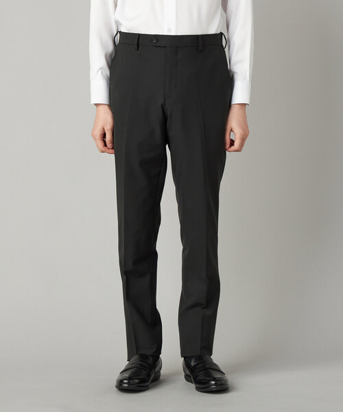 COMME CA MEN（コムサメン）の「【セットアップ対応】尾州産 ポリエステルストレッチ ドビー スラックス（スラックス・メンズ・ブラック・M/L）」の2枚目の写真